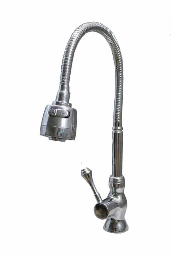 KS1005 FLEX LONG KITCHEN PILLAR TAP