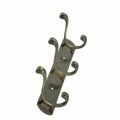 N047-A/C 3 HOOKS DOUBLE ANTIQUE COPPER