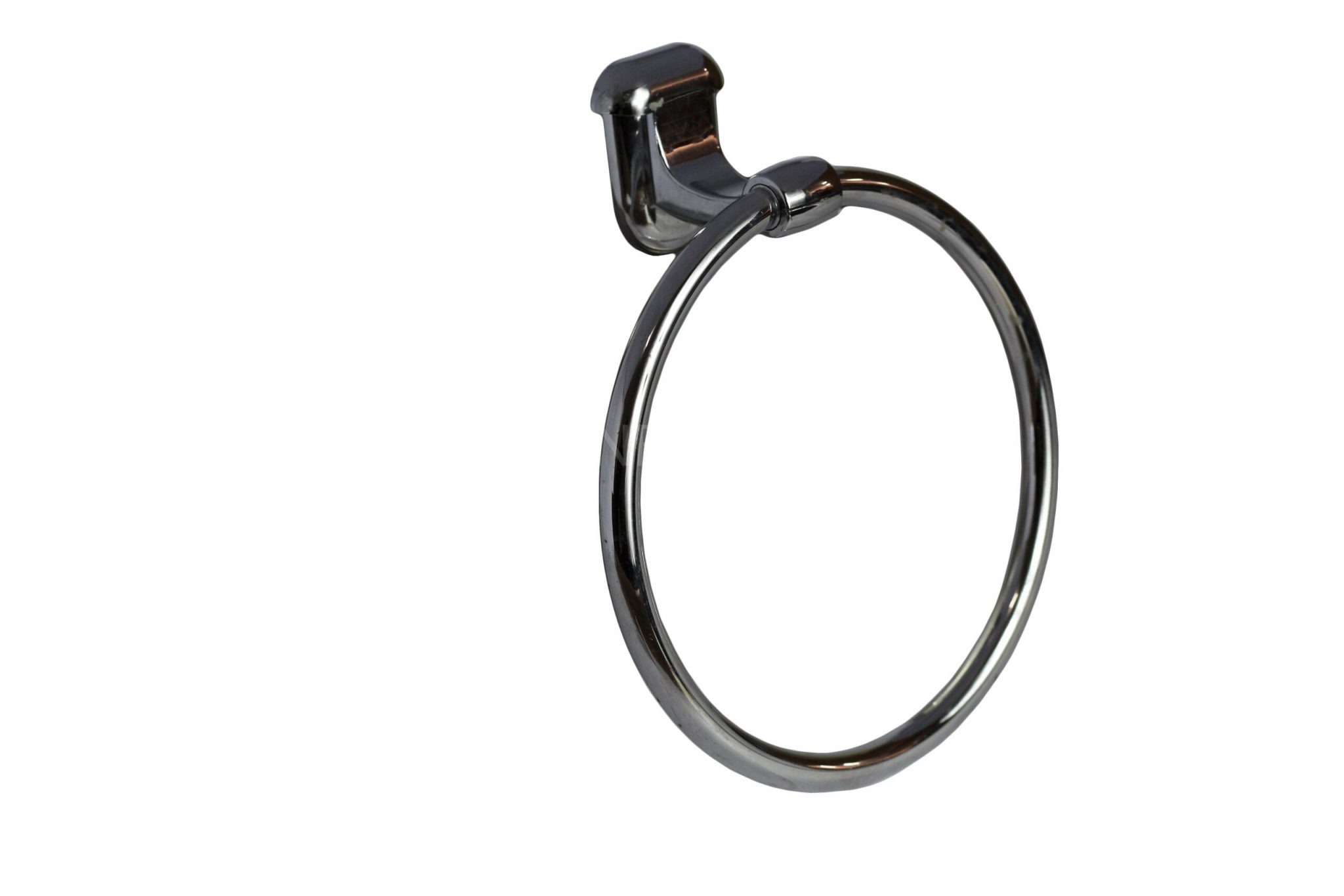 Bathroom towel ring chrome