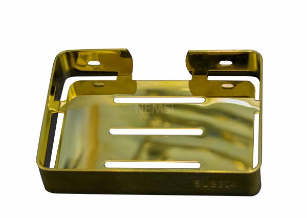 N092-G SOAP DISH 135X97MM GOLD