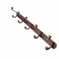 N096a/c 5 Hooks Double Antique Copper