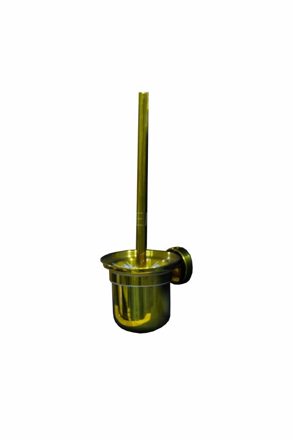 N146-G S/S TOILET BRUSH GOLD