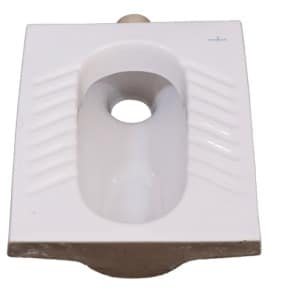 ASIAN STEP TOILET WHITE WITH GULLY TRAP