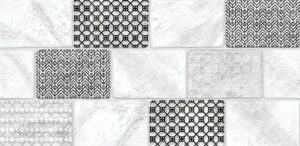 Statuario Frecia Decor Ceramic Wall Tiles 30cm*60cm- 5pcs Per Carton Nitco