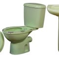 C/couple Plain Full Set Green Toilet