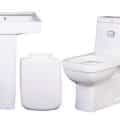 One Piece Plain Full Set Santo Toilet And Sink