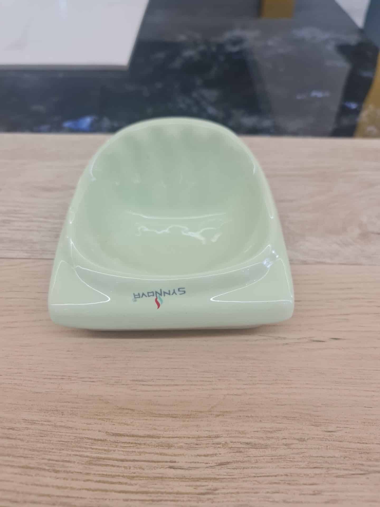 Ceramic soap dish White