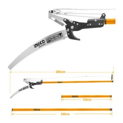 EXTENDED POLE SAW & PRUNER HEPS25281 INGCO