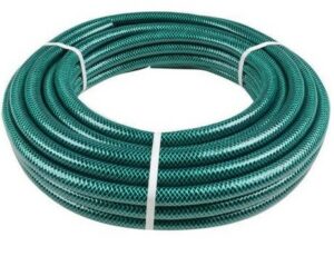GREEN BRAIDED HOSE PIPE