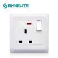 15a Switched Socket Single Neon V431 Elite