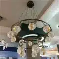 Grand Crystal Balls Chandelier