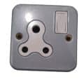 Single Socket 15a M429 Metal Clad