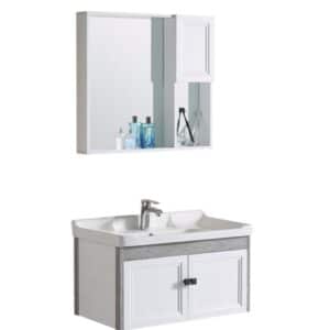 BCX-2603G Bathroom Cabinet +BCX-2063G Mirror Grey