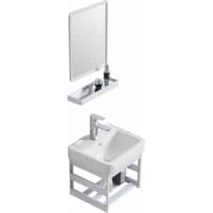 BCL-4335C Bathroom Cabinet + Mirror White