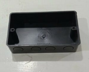 Metsec Pp Switch Box Twin Black