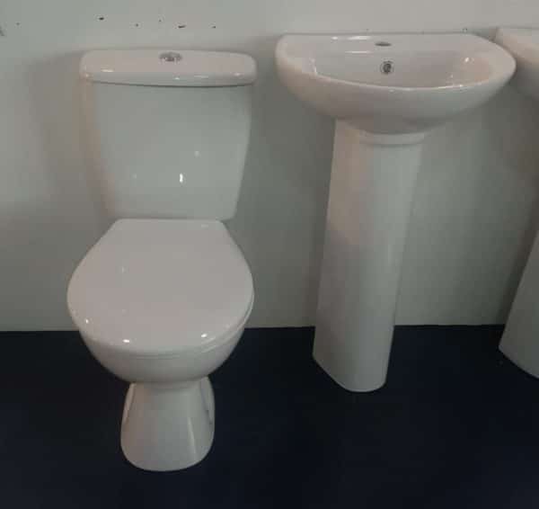 Lecico Cross Couple Full Set Toilet+sink