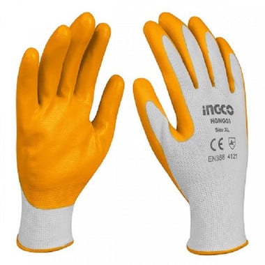 Hgvk05 Knitted And Pvc Gloves
