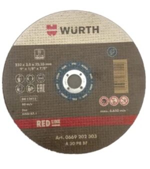 Wurth Cutting Disc  9′