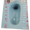 Asian Step Toilet Blue With Gully Trap-clayart