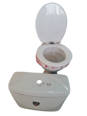 White P-trap Toilet Clayart+ Cistern
