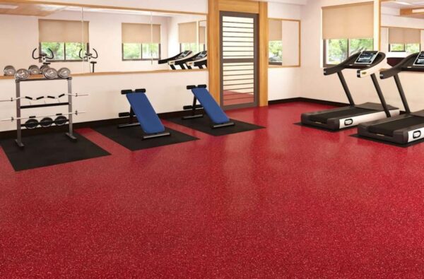 Spvc Sports Flooring Tj-kt11r Total Thickness: 4.5mm Roll Width*length: 1.8m*15m/20m