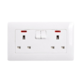 Powermax Twin Socket With Neon