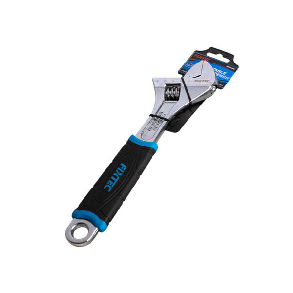 Adjustable Wrench 12″ With Rubber Handle Fhaw7012