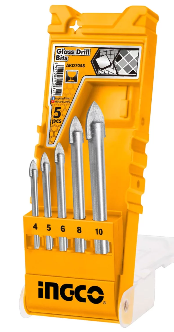 Akd7058 Glass Drill Bits Set 5pcs