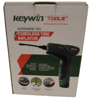 Keywin Cordless Tire Inflator 12v