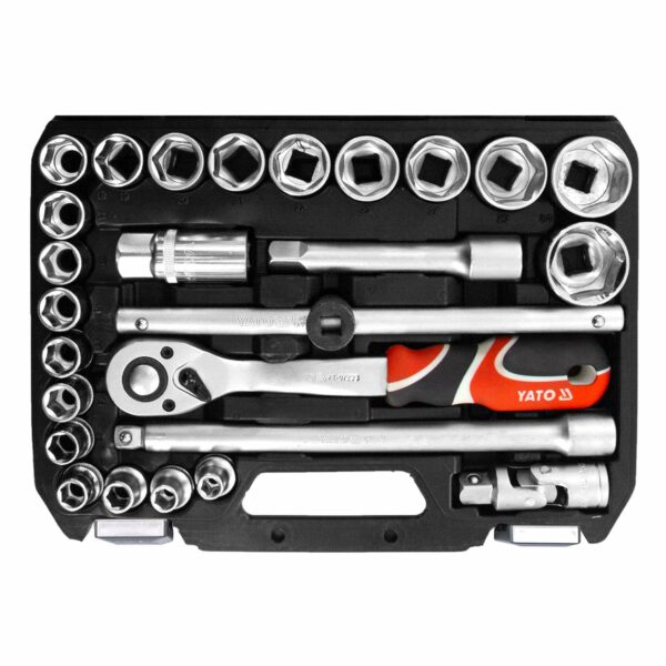 Yt-38752 26pcs 1/2′ Socket Sets-yato