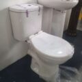 Close Couple Full Set Spanish White Toilet