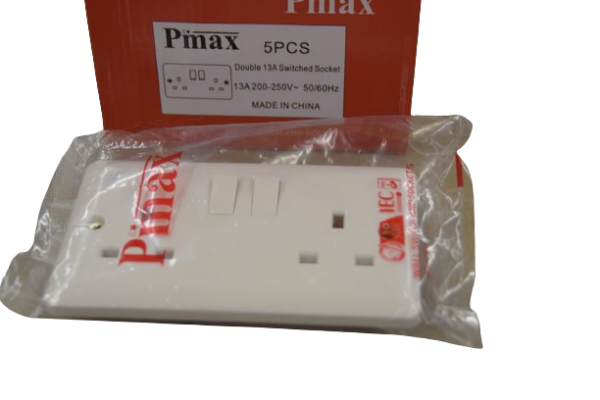 Pmax Twin Socket 13a