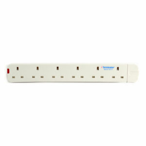 Tpb 1110-terminator 6 Way Uk Extension Socket Without Cable