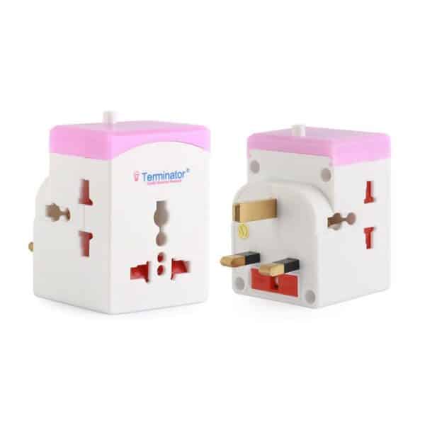 Tma 35nl-terminator 3 Way Uk Socket Multi Adaptor & Night Light 13a Fuse