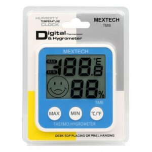 Tm8 Mextech Digital Thermometer & Hygrometer (desktop /wall Hanging Type)