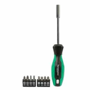 Ttsds 312 Terminator Screw Driver Set 9pcs,1pc Bit Holders & 8pcs Bits